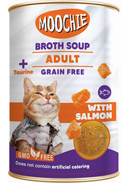 Et Suyu Çorba Somon Balikli Yet.kedi 135ML x 6 Adet Sptgl