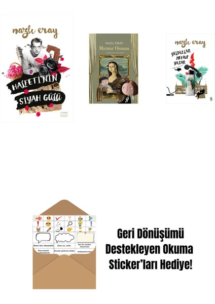 Halfeti’nin Siyah Gülü + Mırmır Osman + Yıldızlar Mektup Yazar + Okuma Sticker'ları
