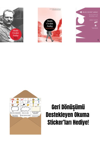 Melih Cevdet Anday - Bütün Şiirleri + Barem Kanunu + Suçumuz Edebiyat + Okuma Sticker'ları