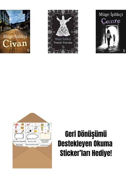 Civan + Transit Yolcular + Cemre + Okuma Sticker'ları