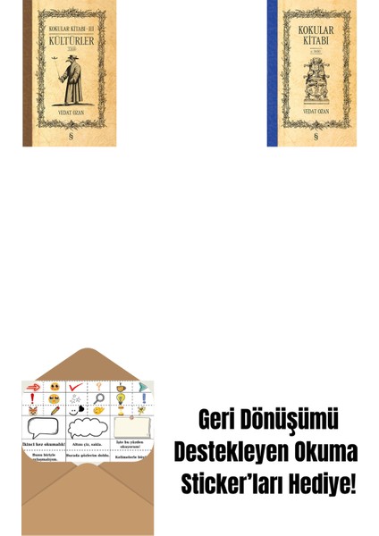 Ümit Yaşar Oğuzcan 6 Kitap Set + Okuma Sticker'ları