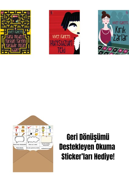 Bana Modern Türkün Tarifini Yapabilir Misin Kaan? + Huysuzun Teki + Kırık Zarlar + Okuma Sticker'ları