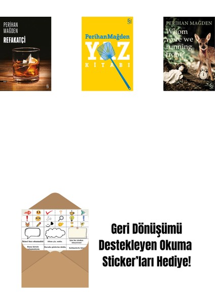Refakatçi + Yaz Kitabı + Whom Were We Running From? + Okuma Sticker'ları