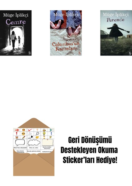 Cemre + Columbus'un Kadınları + Perende + Okuma Sticker'ları
