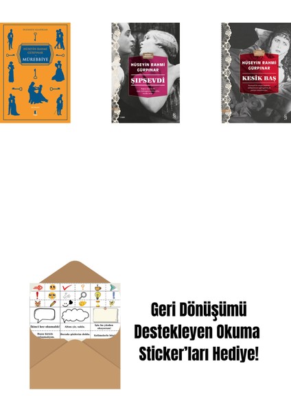 Mürebbiye + Şıpsevdi (Günümüz Türkçesiyle) + Kesik Baş (Günümüz Türkçesiyle) + Okuma Sticker'ları