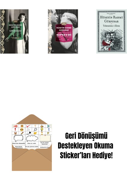 Gulyabani (Cep Boy) + Şıpsevdi (Günümüz Türkçesiyle) + Tebessüm-I Elem + Okuma Sticker'ları