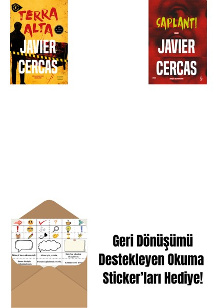 Terra Alta + Saplantı + Okuma Sticker'ları