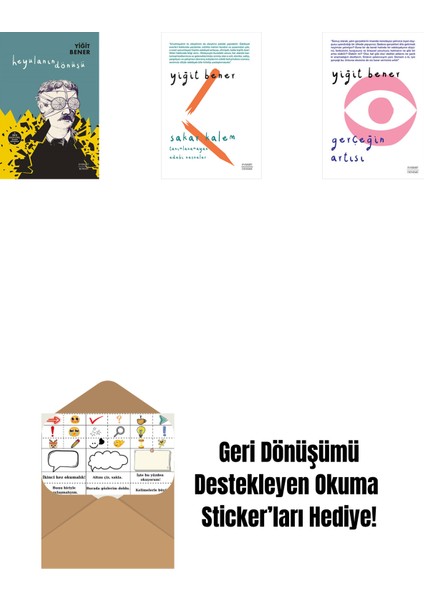 Heyulanın Dönüşü + Sakar Kalem + Gerçeğin Artısı + Okuma Sticker'ları