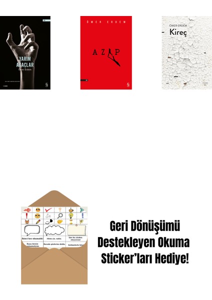 Yarım Ağaçlar + Azap + Kireç + Okuma Sticker'ları