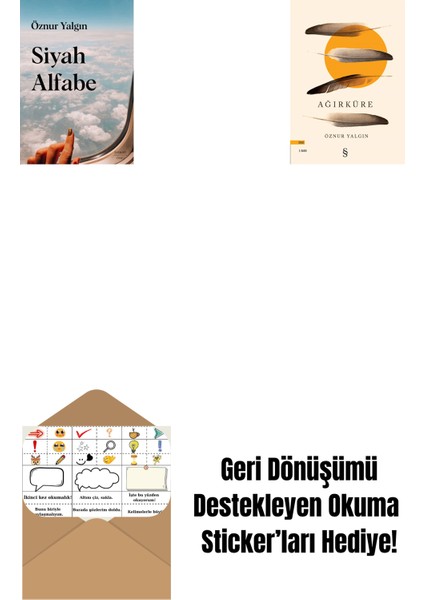 Siyah Alfabe + Ağırküre + Okuma Sticker'ları