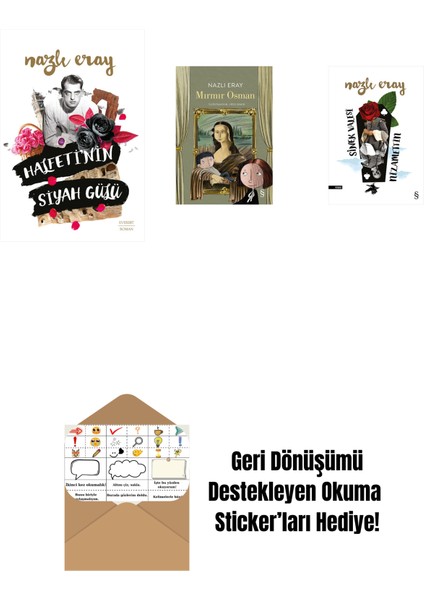 Halfeti’nin Siyah Gülü + Mırmır Osman + Sinek Valesi Nizamettin + Okuma Sticker'ları