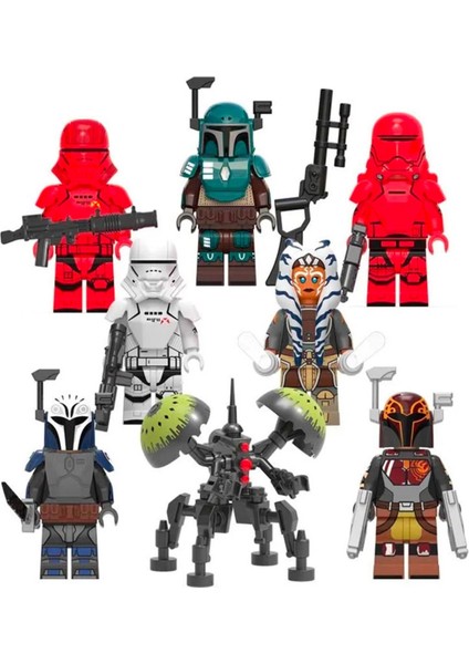 8 Adet Uyumlu Yapı Taşları Star Wars Seti