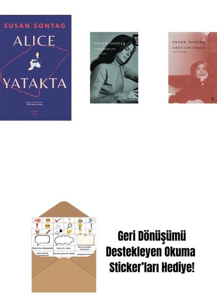 Alice Yatakta + Vurgulanan Yer + Radikal Irade Üslupları + Okuma Sticker'ları