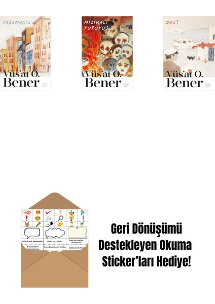 Yaşamasız + Mızıkalı Yürüyüş + Dost + Okuma Sticker'ları
