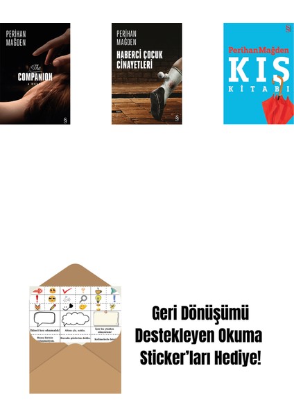 The Companion + Haberci Çocuk Cinayetleri + Kış Kitabı + Okuma Sticker'ları