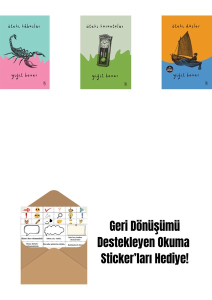 Öteki Kabuslar + Öteki Kuruntular + Öteki Düşler + Okuma Sticker'ları