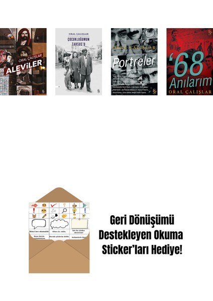 Oral Çalışlar 4 Kitap Set + Okuma Sticker'ları