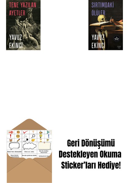 Tene Yazılan Ayetler + Sırtımdaki Ölüler + Okuma Sticker'ları