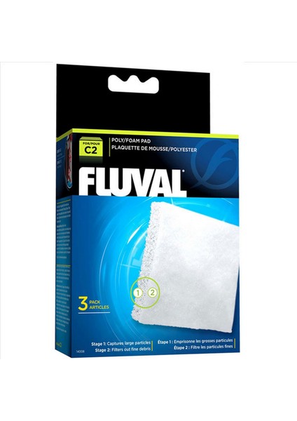 Fluval C2 Filtre Süngeri (3 Lü) Sptgl