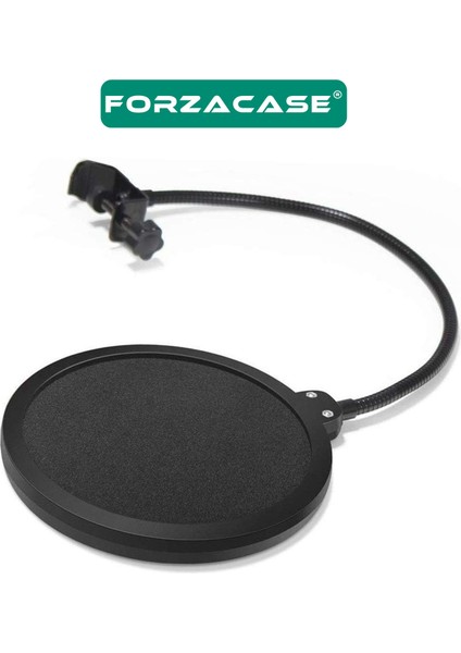 Çift Katmanlı Stüdyo Için Mikrofon Pop Filtre Canlı Yayın, Müzik Pop Filter - FC1089 fırsatları