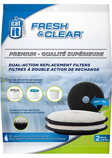 Catit Kedi Suluğu Su Filtre Kartuşu (2 Li) Sptgl