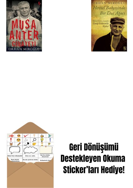 Musa Anter Cinayeti + Hevsel Bahçesinde Bir Dut Ağacı + Okuma Sticker'ları