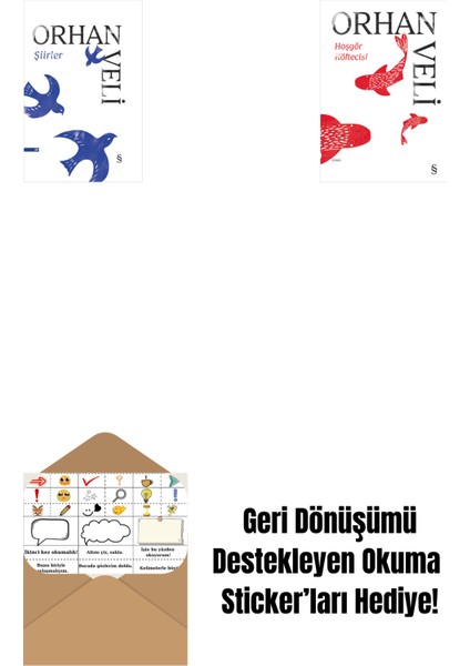 Şiirler (Ciltli) + Hoşgör Köftecisi + Okuma Sticker'ları