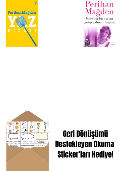 Yaz Kitabı + Korkma Bu Akşam Gelip Çalmam Kapını + Okuma Sticker'ları
