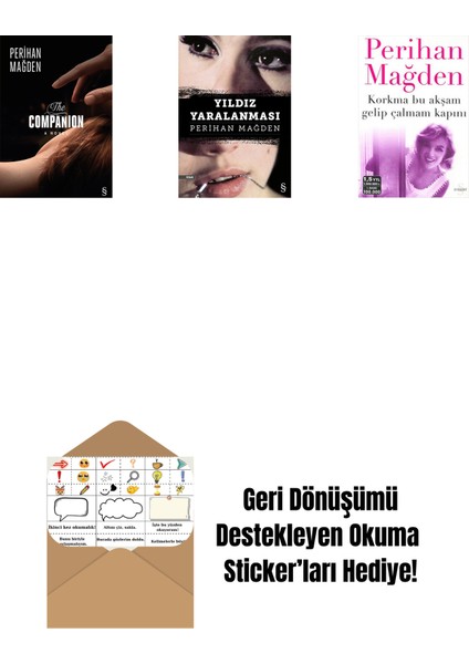 The Companion + Yıldız Yaralanması + Korkma Bu Akşam Gelip Çalmam Kapını + Okuma Sticker'ları