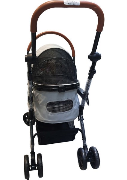 Evcil Hayvan Arabası 76,5X48X99CM Gri Max 15 kg Sptgl