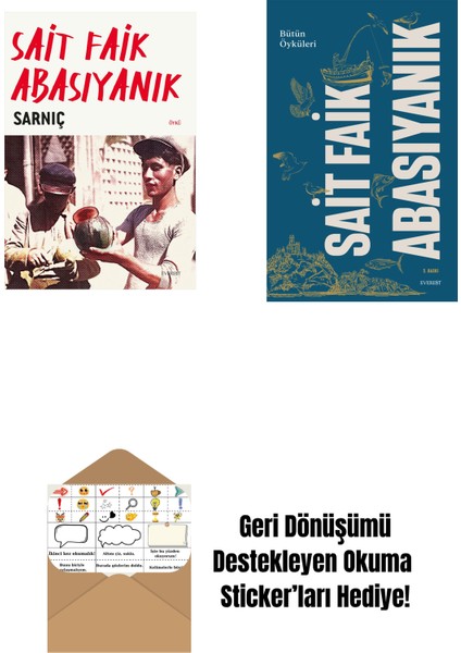 Sarnıç + Bütün Öyküleri - Sait Faik Abasıyanık + Okuma Sticker'ları
