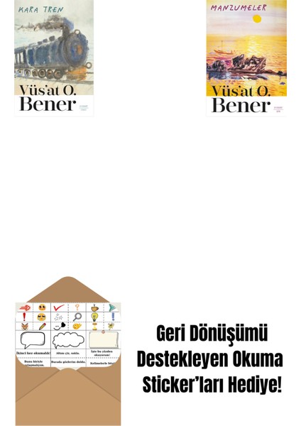 Kara Tren + Manzumeler + Okuma Sticker'ları