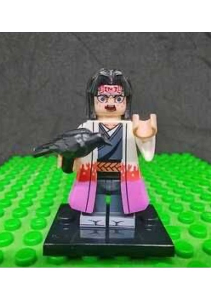 Mini Figür Anime Yapı Taşları Demon Slayer Ubuyashiki Kiriya modelleri