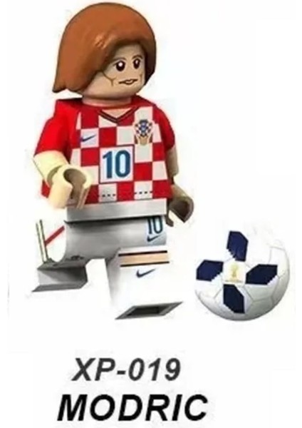 Mini Figür Uyumlu Yapı Taşları Modric Futbol