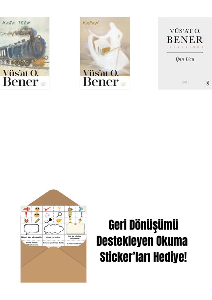 Kara Tren + Kapan + Ipin Ucu (Ciltli) + Okuma Sticker'ları