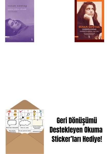 Satürn Yıldızı Altında + Yeniden Doğan + Okuma Sticker'ları