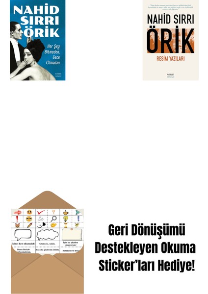 Her Şey Bitmeden, Gece Olmadan + Resim Yazıları + Okuma Sticker'ları