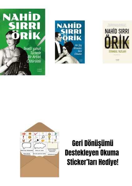 Teselli Yahut Turnede Bir Artist Öldürüldü + Her Şey Bitmeden, Gece Olmadan + Istanbul Yazıları + Okuma Sticker'ları