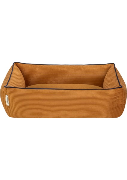 Golf Kedi ve Köpek Yatağı Hardal W Parliament Mavi Biye Xs 55X45CM Sptgl modelleri