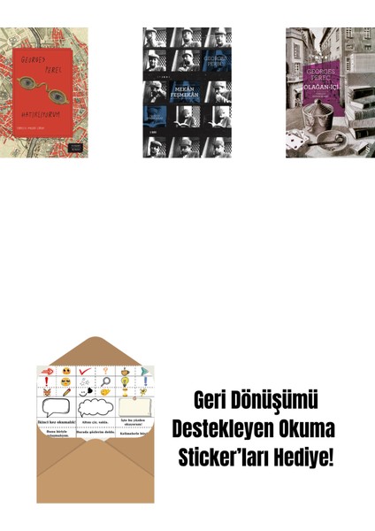 Hatırlıyorum + Mekân Feşmekân + Olağan-Içi + Okuma Sticker'ları