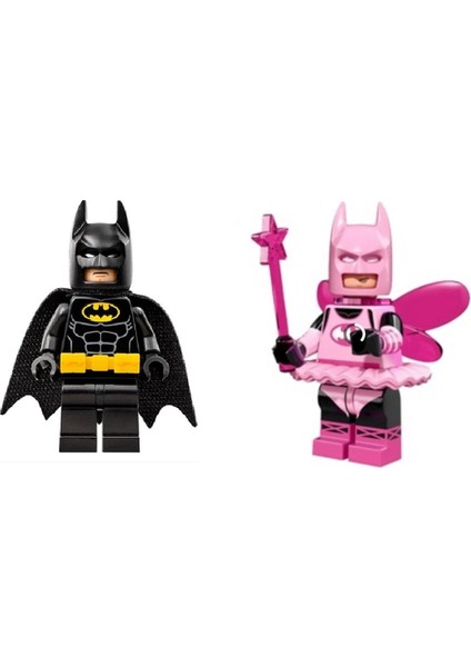 2 Li Mini Figür Batman ve Fairy Yapı Taşları