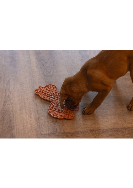 Yavru Köpek Mama Yeme Oyuncağı, Lama Şeklinde, Silikon, Kahverengi, 25X22CM Sptgl fiyatları