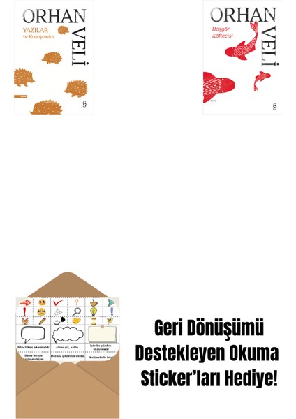 Yazılar ve Konuşmalar + Hoşgör Köftecisi + Okuma Sticker'ları