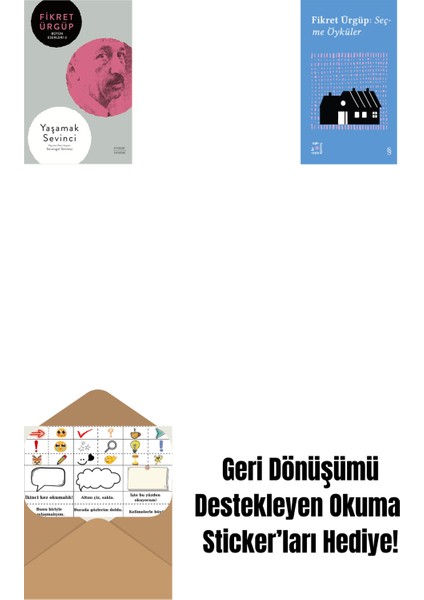 Yaşamak Sevinci + Everest Açıkhava 10 - Fikret Ürgüp Seçme Öyküler + Okuma Sticker'ları