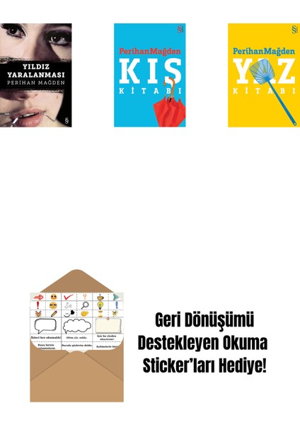 Yıldız Yaralanması + Kış Kitabı + Yaz Kitabı + Okuma Sticker'ları