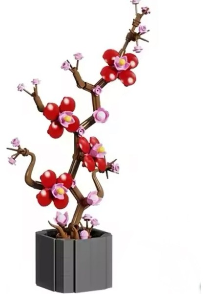 Yetiskinler Için Koleksiyonluk Dekoratif Yapim Yapı Taşları Seti Orkide 18 cm