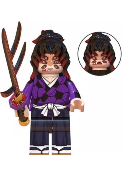 Mini Figür Anime Yapı Taşları Kokushibo