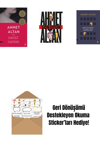 Hayat Hanım + Son Oyun + Geceyarısı Şarkıları + Okuma Sticker'ları
