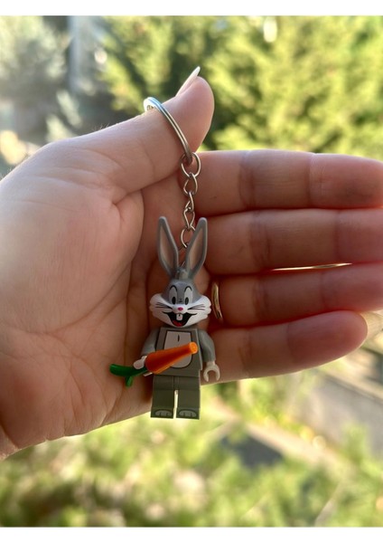 Mini Figür Anahtalık Yapı Taşları Görsel Gibi Aksesuarlıdır Buggs
