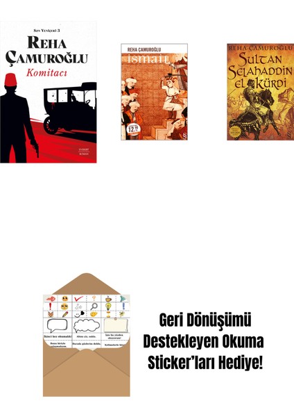 Komitacı + Ismail (Midi Boy) + Sultan Selahaddin El Kürdi + Okuma Sticker'ları